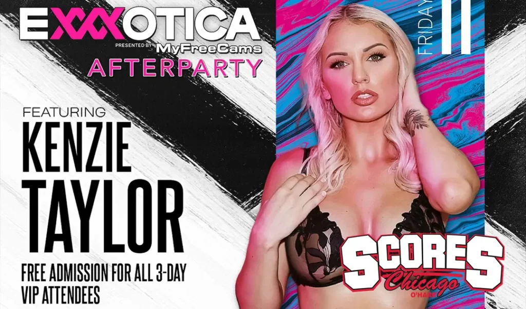 Exxxotica expo 2025 afterparty sponsorisée par chaturbate